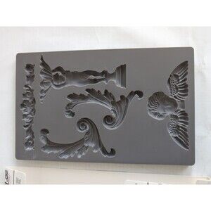 IOD "Baroque 5"  Decor Mould Mold Craft Clay Resin Iron Orchid Designs Retired